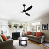 52" Ceiling Fan with Lights Remote Control,Quiet DC Motor 3 Blade Ceiling Fans 6 Speed Levels,Reversible Ceiling Fan,for Patio,Living Room,Bedroom - 2 of 4