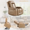 Power Lift Recliner Chair w/ Heat & Massage – PU Leather Single Sofa for Living Room & Home Theater – Remote Controlled, Modern Comfort for Elderly - 3 of 4