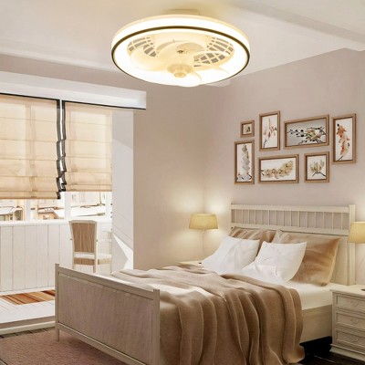 Airsurfer Multi-Directional Light Socket Fan with Remote 13" Screw-in Ceiling Fan