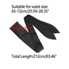 Allegra K Womens Wrap Around Obi Belts Wide Waist Band Belt for Dresses - 4 of 4