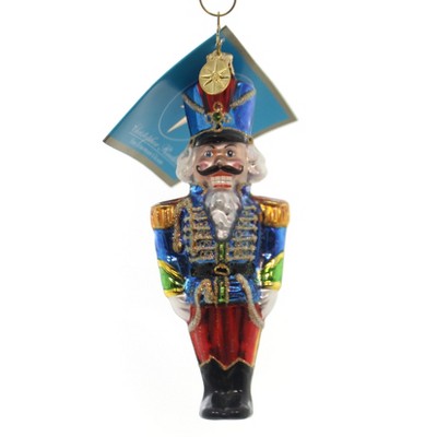 Christopher Radko Major Lee Dashing Ornament Nutcracker Soldier  -  Tree Ornaments