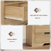 71" Tall Bookshelves with 4 Drawers,6 Tier Large Bookcase,Standing Shelving Unit for Living Room, Kitchen, Home Office - 4 of 4