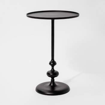Londonberry Turned Accent Table Large Black - Threshold™