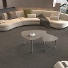 TiramisuBest Modern 360 Swivel Coffee Table, Rotatable with Solid Wood Legs, Easy Assembly, Walnut - 3 of 4
