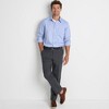 Lands' End Men's Solid No Iron Supima Pinpoint Straight Collar Dress Shirt - 3 of 3