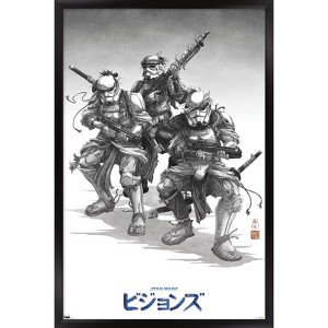 Trends International Star Wars: Visions - Storm Troopers Framed Wall Poster Prints - 1 of 4
