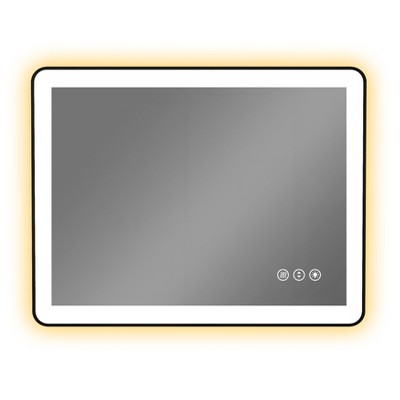 Black Framed Led Bathroom Mirror