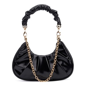 Olivia Miller -Women's-Pleated Shoulder Bag - 1 of 4
