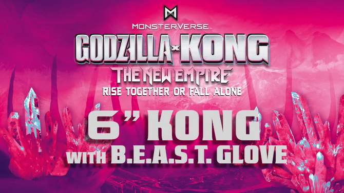 Godzilla x Kong: The New Empire Kong with B.E.A.S.T. Glove Figure, 2 of 8, play video
