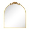 TEHOME Luna Arched Stainless Steel Framed Orante Mirror Wall Mounted Bathroom Vanity Mirror - 2 of 4
