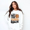 Simply Sage Market Women's Garment Dyed Graphic Sweatshirt Madness Begin Basketball - 2 of 4