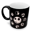 Silver Buffalo Disney The Nightmare Before Christmas Jack Moon Phases Black Ceramic Mug | 20 Ounces - 2 of 4