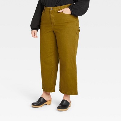 women's plus size carpenter pants