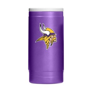 NFL Minnesota Vikings Flipside Powder Coat Slim Can Coolie - 12oz - 1 of 2
