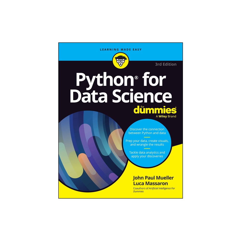 Python for Data Science for Dummies - 3rd Edition by John Paul Mueller & Luca Massaron (Paperback)