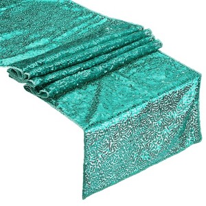 Unique Bargains Party Birthday Party Long Shining Decoration Flexible Cutting Table Runner 1 Pc - 1 of 3
