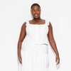 Women's Ruffle Eyelet Tank Top - Wild Fable™ - 2 of 3