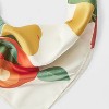 Women's Fruit Print Bandana Scarves - A New Day™: Lightweight Woven Single Layer, 23"x23" - 3 of 3