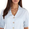 Anna-Kaci Women's Stainless Steel Necklace with 18K Gold Plated Cosmic Pendant, Colorful Zircon Accents, Adjustable Chain-Gold - 3 of 4