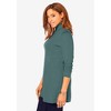 Jessica London Women's Plus Size Cotton Cashmere Turtleneck - 4 of 4
