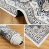 Area Rugs Washable Rug Boho Vintage Rugs Non-Slip Rugs for Living Room Bedroom - 4 of 4