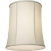 Imperial Shade Set of 2 Tall Drum Lamp Shades Cream Medium 12" Top x 14" Bottom x 16" High Spider with Harp and Finial Fitting - 3 of 4