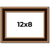 PosterPalooza | Photo Size Weathered Gold Picture Frame - UV Acrylic, Foam Board Backing, Hanging Hardware - 2 of 4
