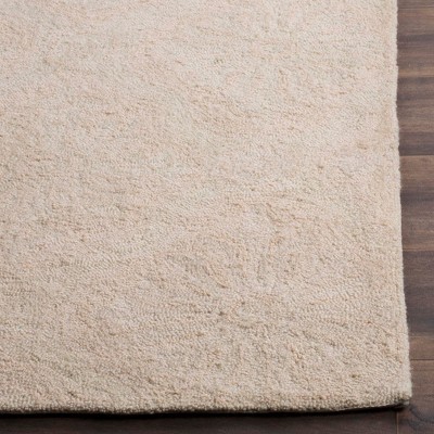 Creme Classic Elegance 4' x 6' Hand-Knotted Easy Care Rug