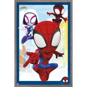 Trends International Marvel Spidey and His Amazing Friends - Group Framed Wall Poster Prints - 1 of 4