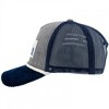 Adult Modelo Logo Blue & Grey Corduroy Trucker Hat - 4 of 4