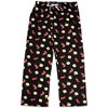 Pavilion Gift Company - Bacon and Eggs - XS Black Lounge Pants - Pajama Bottoms - 4 of 4