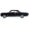 1963 Chevrolet Corvair Coupe Tuxedo Black with Red Interior  1/87 (HO) Scale Diecast Model Car by Oxford Diecast - 2 of 4