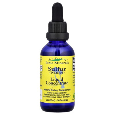 Eidon Ionic Minerals Sulfur, Liquid Concentrate, 2 oz (60 ml)