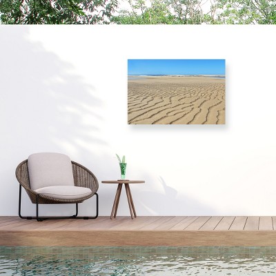 Trademark Fine Art - Beata Czyzowska Young Art In The Sand Matted Framed Art