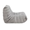 Microfiber Upholstery Luxury Accent Floor Chair with Button-Tufted Detail, High-Resilience Foam and Non-Slip Bottom - 4 of 4