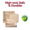Smarty Had A Party Square Palm Leaf Eco Friendly Disposable Wedding Set - 100 Sets - 4 of 4