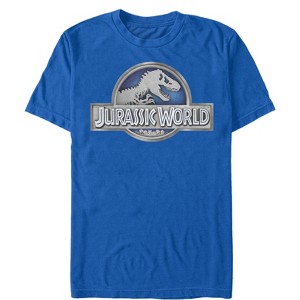 Men's Jurassic World T. Rex Logo T-Shirt - 1 of 4