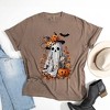 Simply Sage Market Women's Floral Halloween Ghost Short Sleeve Garment Dyed Tee - 3 of 4