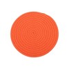 Unique Bargains Trivet Round Rope Woven Mat Cotton Non-woven Fabric 7.87"x7.87"x0.31" - 3 of 3