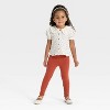Toddler Girls' Peplum Collar Woven Top - Cat & Jack™ - 3 of 3