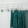 Honey-Can-Do 12pk Skirt and Pant Hangers Clear - image 2 of 3