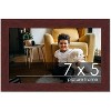 PosterPalooza | Photo Size Minimalist Brown Picture Frame - UV Acrylic, Foam Board Backing, Hanging Hardware - 2 of 4