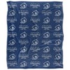 Blinn College Logo Pattern Silky Touch Blanket White 50x60 - 2 of 4