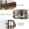 72-inch L-shaped corner bookshelf, industrial style, tall display shelf, suitable for living room and bedroom. - 3 of 4