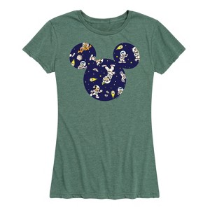 Women's - Disney - Space Pattern Short Sleeve Graphic T-Shirt - 1 of 4
