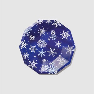 Let It Snow Large Plates (10 per pack) - 1 of 4