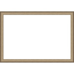 Amanti Art Elegant Brushed Bronze Narrow Framed Dry Erase Magnetic Board - 1 of 4