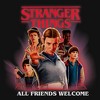 Girls Stranger Things All Friends Welcome Classic Logo T Shirt - 2 of 4
