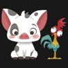 Girl's Moana Pua & Hei Hei Friends T-Shirt - image 2 of 4