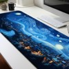 2pc Night Starry Sky Space Galaxy Mouse Pad Gamer Computer Large Mousepad XL Mouse Mat Keyboard Pad Soft Natural Rubber Anti-slip - 2 of 4